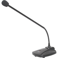 Redback Desk Paging Microphone PTT PTL