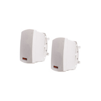 REDBACK C0902B 30W 8 Ohm 100V Wall Mount Speaker Pair 3.5" Woofer Driver White