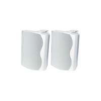 OPUS ONE C0920 IP54 50W 6.5 inch 8 Ohm Wall Mount Music Speaker Pair White