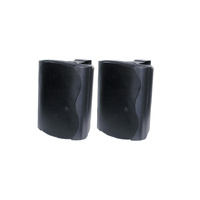 OPUS ONE C0921 IP54  50W 8 Ohm  Wall Mount Music Speaker Pair 65Hz-20Hz Black