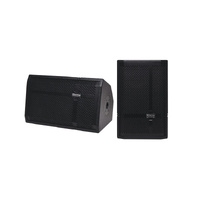 Biema 2 Way 8 inch 75W PA Pro Speaker Pair Designed in the USA C1026A Black