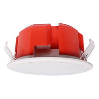 One-Shot C2270 100mm 100V 6W Ceiling EWIS Speaker White Metal Grille V2