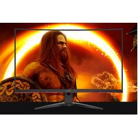 AOC 31.5' Curved 0.5ms 240Hz, FHD 1080 FreeSync Premium, Ultra Narrow Border Gamer's Choice - DP x 1, HDMI x 2. VESA100mm Low Blue monitor