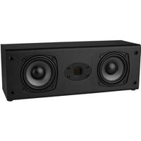 Dayton Audio 2-Way Dual AMT Tweeter Multichannel Center Horizontal Speaker Black