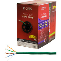 305M Cat5E Solid Cable Green Sold As 305M Roll Only