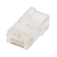 Cabac RJ45 8P8C 50PK Cat6 Low Contact Resist 2 Piece High Quality Pin UTP Plug