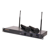 Redback UHF Wireless Microphone System 2 Ch With Two Handheld Mics