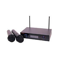 Redback UHF Wireless Microphone System 2 Ch With Two Handheld Mics