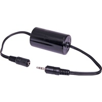 Hum and Noise Eliminating Audio Coupler 3.5mm Black