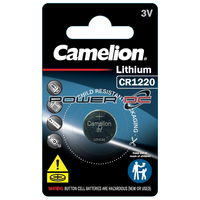 Camelion 3V CR1220 Lithium Button Cell Battery for Small Gadgets Replace 5012LC 6 Pack