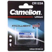Camelion CR123A 3V BP1 Lithium Battery Volt 3 Replaces EL123 3 Pack