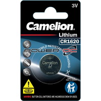 Camelion CR1620 3V Lithium Button Cell Battery for Small Gadgets Replace 5009LC 6 Pack