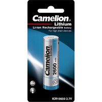 Camelion 3.7V Li-ion 2600mAh 18650 Rechargeable Lithium Battery 
