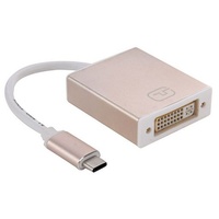 USB Type-C to DVI-D Female Adaptor connect MacBook/ChromeBook