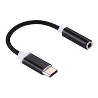 Daichi USB-C to 3.5mm Quad Audio Adapter Cable Stereo & Mic Compatible  0.1m BLK