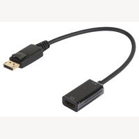 Daichi DisplayPort to HDMI Female Adapter Active 1080P 0.15m Black
