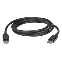 Aten 2m DisplayPort Cable 28 AWG Copper Wire Construction