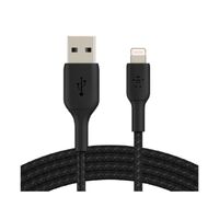 Belkin Lightning to USB-A Braided Cable  0.15m - Black