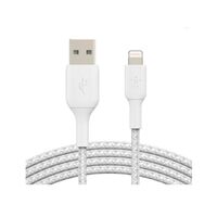 Belkin Lightning to USB-A Braided Cable  1m - White