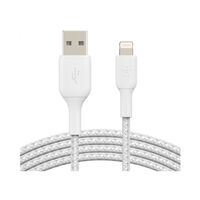 Belkin Lightning to USB-A Braided Cable  2m - White