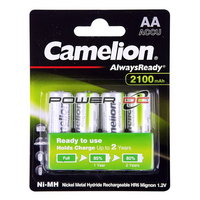 Camelion 1.2V 4AA 2100 mAh HR6 Battery for Camera Trimmer Mouse Vehicle