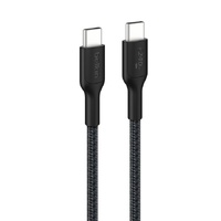 Belkin BoostCharge Pro Braided USB-C To USB-C Cable (2M) - Black (CAB025FQ2MBK), 5A/240W, 480Mbps, 350K+ Bend, USB-IF Certified, 2 Years Warranty