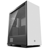 Deepcool MACUBE 310 WH Tempered Glass Case White 9 Slots Minimalistic Design