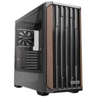 OKINOS Cypress 7 Wood, Mid Tower Gaming PC Case, ATX/M-ATX/ITX, Tempered Glass, USB-C 10Gbps, 4x120mm PWM Fans, GPU ≤415mm, CPU ≤165mm