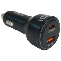 Vanson 100W QC3.0-USB-C PD2.0 Fast Car Charger with Overcurrent Protection