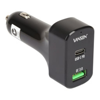 Vanson 63W QC3.0 USB-C PD Car Charger QC3 port 3A max 
