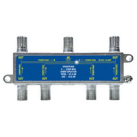 6 way F-Type Splitter 5-2400MHz Jonsa 30Vdc 2Amp