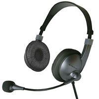 Sansai USB Stereo Headset In-Line Control for Call Mute Volume 1.8m Cord