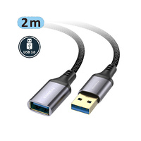 Sansai CAT-3008 M to F USB3.0 Extension Cable High Data Transfer up to 5Gbps 2m