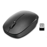 Sansai CAT-3737 Ergonomic 2.4GHz Wireless Optical Mouse for PC Laptop Mac Black White