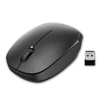 Sansai Ergonomic 2.4GHz Wireless Optical Mouse for PC Laptop Mac Black White
