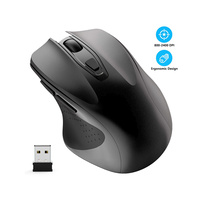 Sansai Ergomomic Design  2.4G Wireless Optical Mouse with Nano USB Receiver