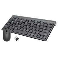 Sansai 2.4 Wireless Keyboard & Mouse Combo - Metallic Grey