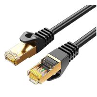 8Ware CAT7 Cable 2m - Black Color RJ45 Ethernet Network LAN UTP Patch Cord Snagless