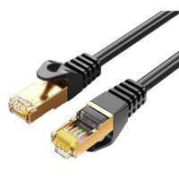 8Ware CAT7 Cable 1m - Black Color RJ45 Ethernet Network LAN UTP Patch Cord Snagless