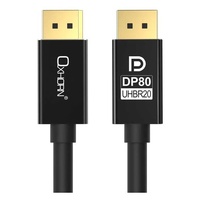 Oxhorn 4K DisplayPort 2.1 DP80 Cable 5m Male to Male V2.1 16K@60Hz Gold-Plated Aluminum High Speed VESA Certified  for Gaming Monitor TV PC Laptop