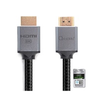 Oxhorn HDMI2.1 8K@60Hz 3D Ultra Certified Ethernet Aluminum Header Cable 3m Male to Male Retail Pack