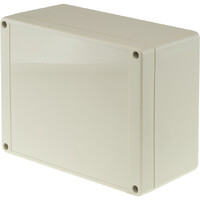 Cabinet with Water Proof Seal Large Light Grey ABS Box Wall Mounting Holes 