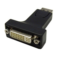8ware GC-DPDVI Display Port DP Male to DVI Female Adapter Converter Black