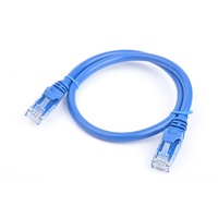 8Ware Cat6a UTP Ethernet Cable 0.5m  Snagless Blue