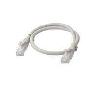 8Ware Cat6a UTP Ethernet Cable 0.5m  Snagless Grey