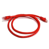 8Ware Cat6a UTP Ethernet Cable 0.5m  Snagless Red