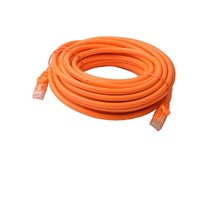 8WARE CAT6A UTP High Speed Ethernet Cable 10m Snagless Orange