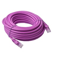 8Ware Cat6a UTP Ethernet Cable 10m Snagless Purple