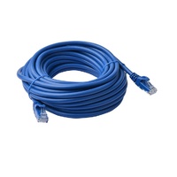 8Ware Cat6a UTP High Speed Ethernet Cable 15m Snagless Blue