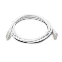 8Ware Cat6a UTP Ethernet Cable 1m Snagless White